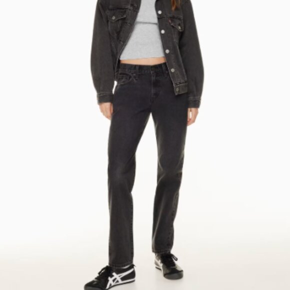 ARITZIA Levi's Middy Straight Jeans - Picture 1 of 7